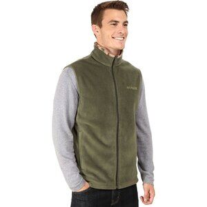 Columbia Men's PHG Fleece Vest Surplus Green Outerwear XXL Outdoors Hiking Vest
